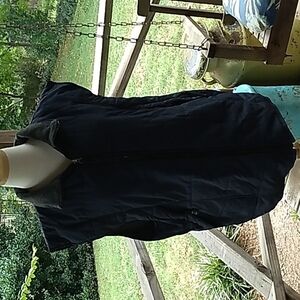 Mens Old College Inn XXL blue gray puffy vest